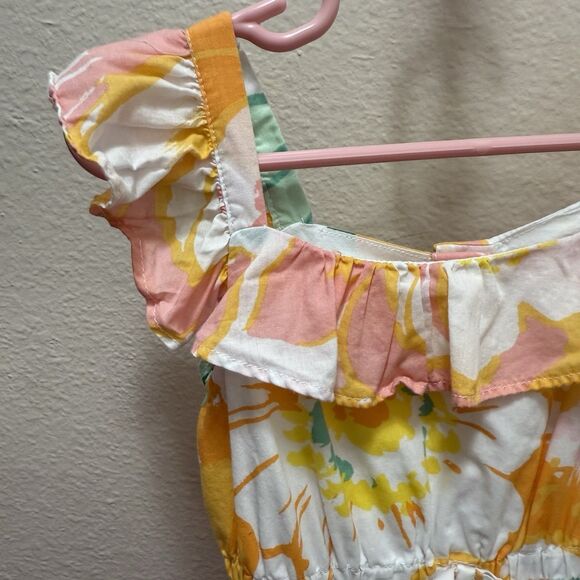 Janie and jack-Floral Ruffle Sundress-toddler girl size 3t- floral spring - Picture 9 of 9